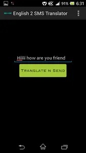 English to SMS Translator screenshot 0