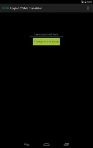 English to SMS Translator screenshot 2