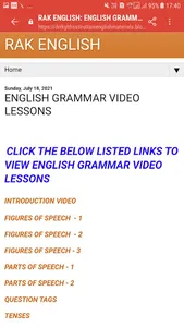 RAK ENGLISH screenshot 3