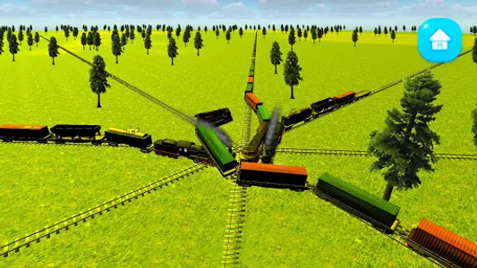 Crash of Trains Railroad Sim screenshot 14