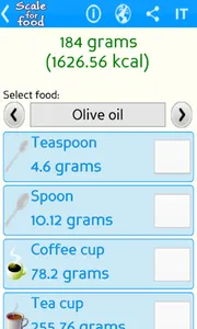 Scale for food screenshot 0