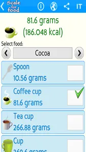 Scale for food screenshot 11