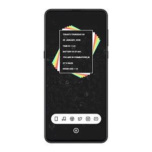 Raven KWGT screenshot 6