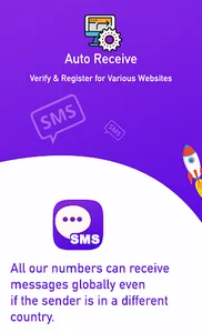 Receive SMS online - OnlineSMS screenshot 1