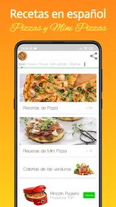Recetas De Pizzas y Mini Pizza screenshot 2