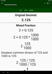 Decimal to Fraction Calculator screenshot 13