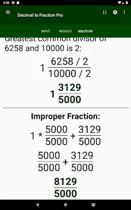 Decimal to Fraction Calculator screenshot 10