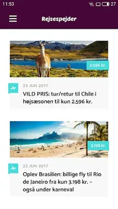 Rejsespejder screenshot 1