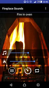 Relax & Sleep Fireplace Sounds screenshot 1