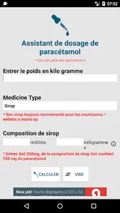 Paracetamol Dosage Calculator screenshot 6