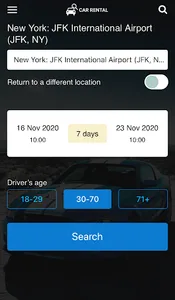 Car Rental: RentalCars 24h app screenshot 16