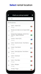 Car Rental: RentalCars 24h app screenshot 2