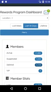 RepeatRewards Dashboard screenshot 0