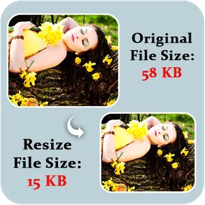 Photo resize app in kb - Resiz screenshot 2