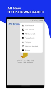Resume failed downloads | HTTP screenshot 0