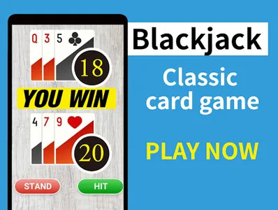 (Australia)Easy blackjack game screenshot 1