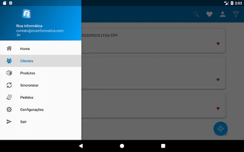 RcPedidos - Força de Vendas screenshot 2