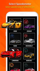 Rich Car Speedometers Sim screenshot 1