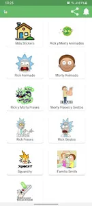 Rick y Morty Stickers Animados screenshot 0