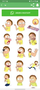 Rick y Morty Stickers Animados screenshot 1