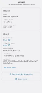 YASNAC - SafetyNet Checker screenshot 0