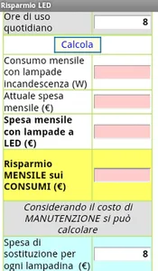 Risparmio LED screenshot 1