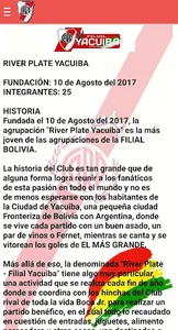 River Plate Bolivia screenshot 4