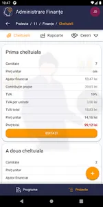 Management Finanțare screenshot 4