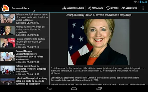 Stiri din Romania screenshot 10