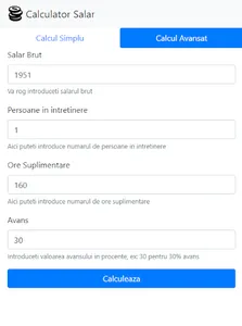 Calculator Salariu screenshot 1