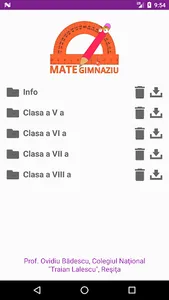 Mate Gimnaziu screenshot 0