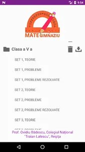 Mate Gimnaziu screenshot 1