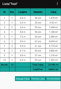 Cubaj Lemn Rotund Profesional screenshot 3