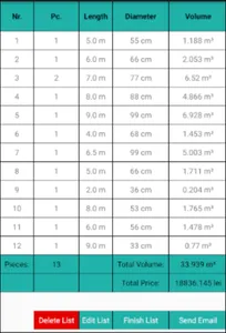 Wood Volume Calculator screenshot 11