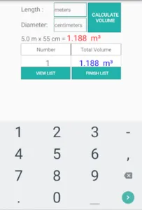 Wood Volume Calculator screenshot 2