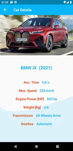 Acceleration time estimation screenshot 7
