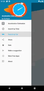 Acceleration time estimation screenshot 8