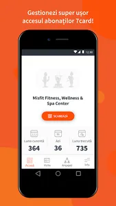 7card pentru centre sportive screenshot 0