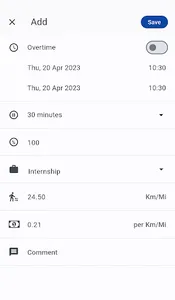 Timesheet screenshot 3