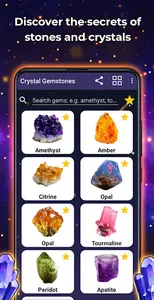 Stones and Crystals - Guide screenshot 0