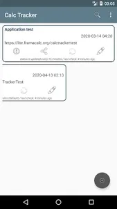Calc Tracker screenshot 1