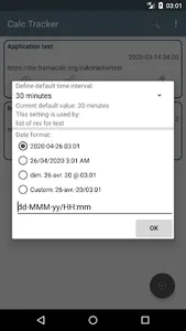 Calc Tracker screenshot 3
