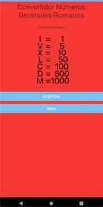 Convertidor Romano-Decimal screenshot 0