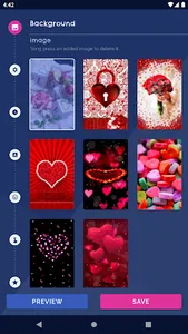 3D Hearts Love Live Wallpaper screenshot 0