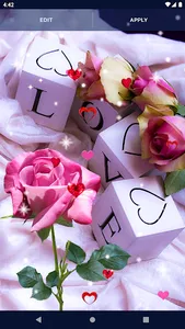 3D Hearts Love Live Wallpaper screenshot 4