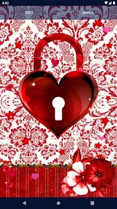 3D Hearts Love Live Wallpaper screenshot 5