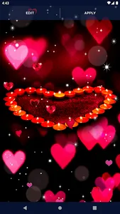 3D Hearts Love Live Wallpaper screenshot 7