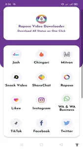 Roposo Video Downloader - With screenshot 1