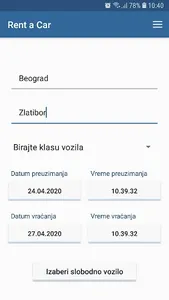 Rent a Car screenshot 1