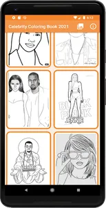 Colors: Celebrity Coloring screenshot 1